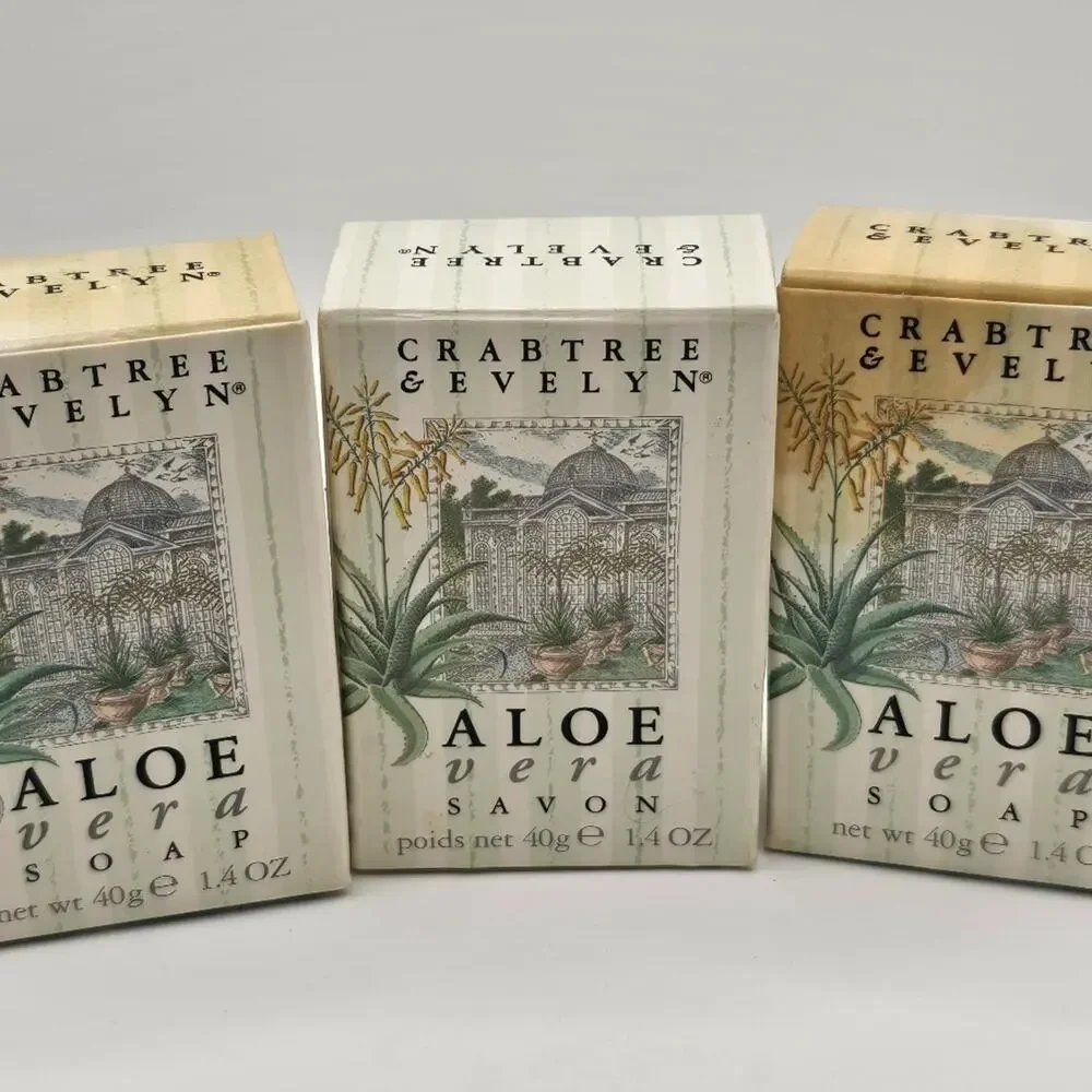 Variety Crabtree & Evelyn Bar‎ Soaps New (Summer Hill, Lily of the Valley, Aloe)